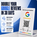 Google review stand