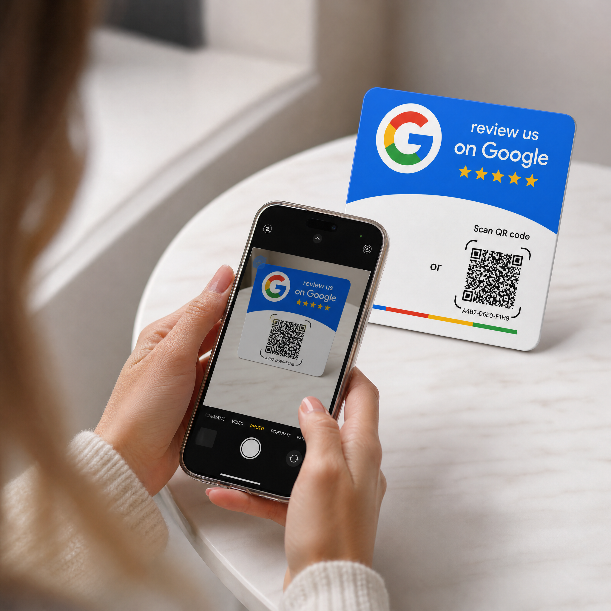 Google review card Image